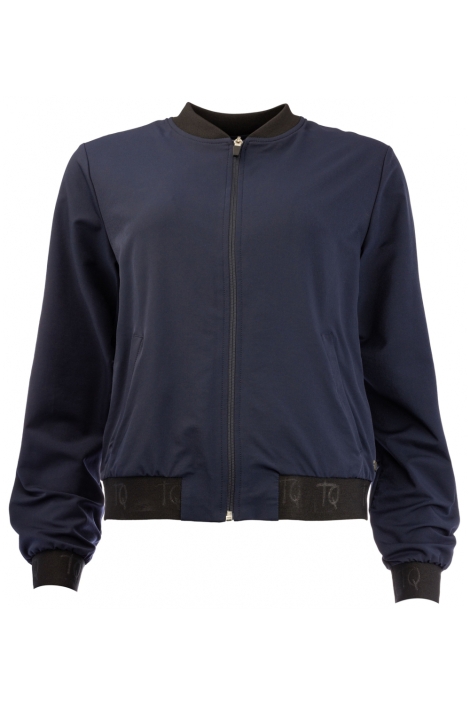 TQ Amsterdam blauwe dames jas | Vooraanzicht