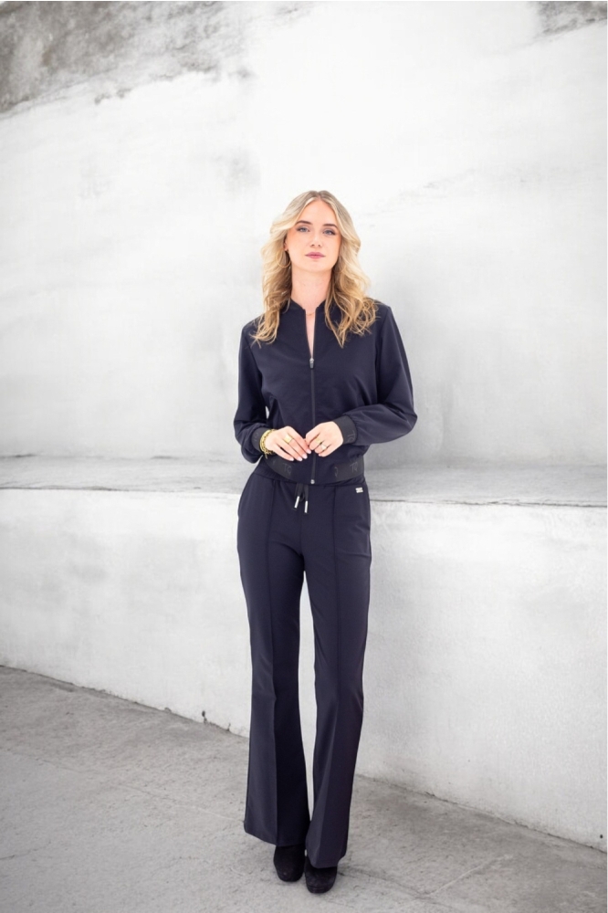 TQ Amsterdam blauwe dames jas | Model