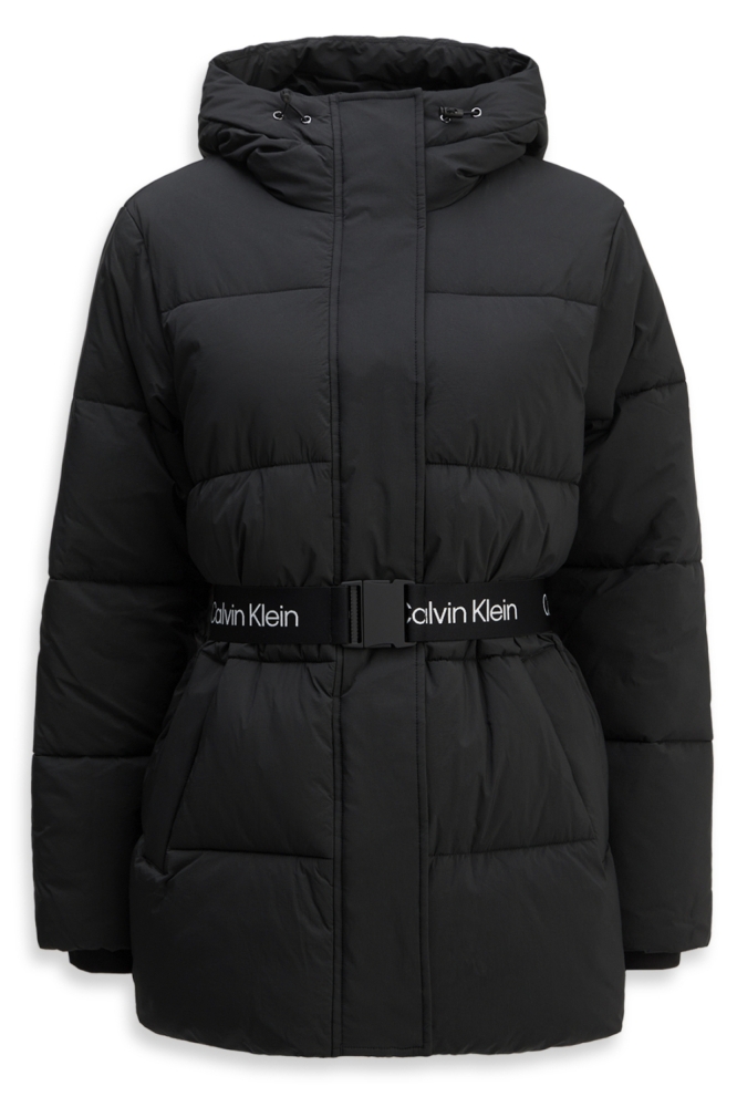 Calvin Klein zwarte dames jas | Vooraanzicht