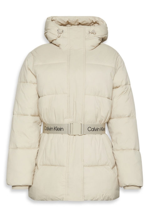 Calvin Klein beige dames jas | Vooraanzicht
