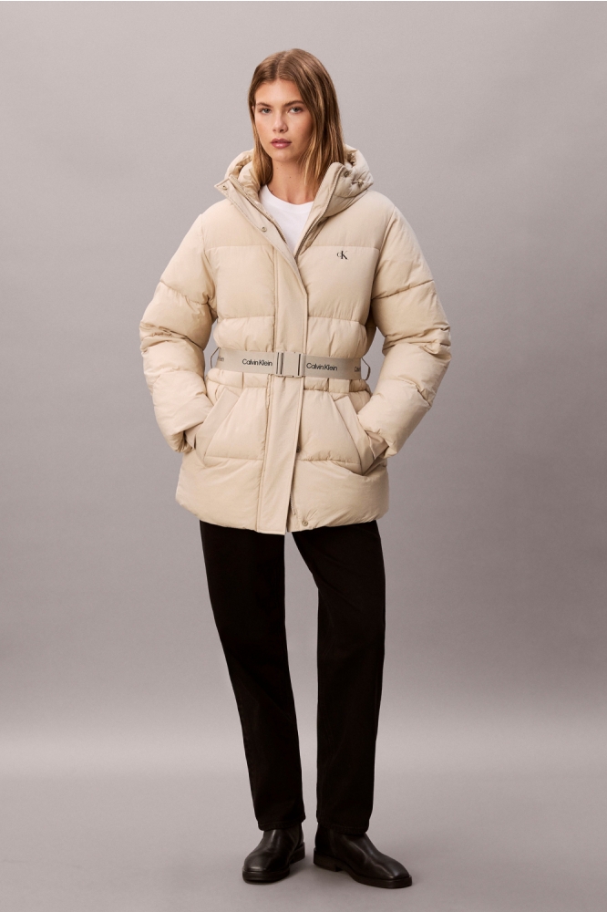 Calvin Klein beige dames jas | Model