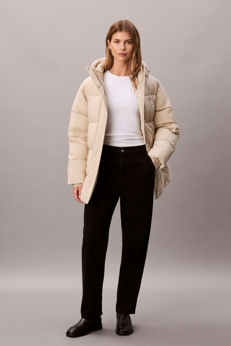 Calvin Klein beige dames jas | Model