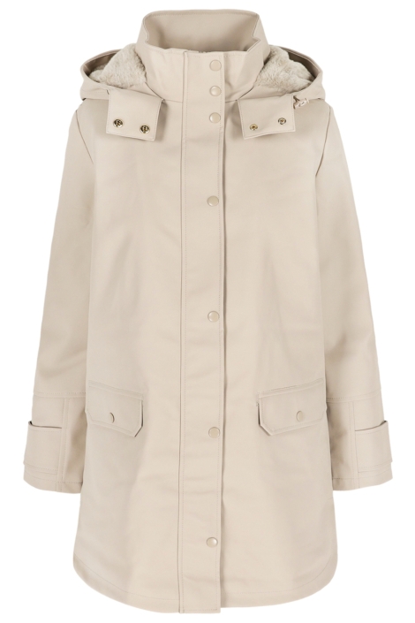 LolaLiza taupe dames jas | Vooraanzicht