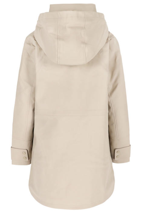 LolaLiza taupe dames jas | Achteraanzicht