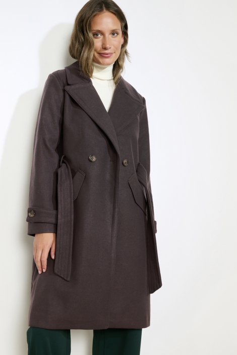 LolaLiza bruine dames jas | Model vooraanzicht
