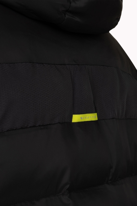 Cruyff zwarte heren jas | Close up