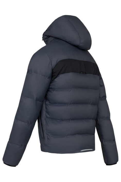 Cruyff blauwe heren jas | Achteraanzicht