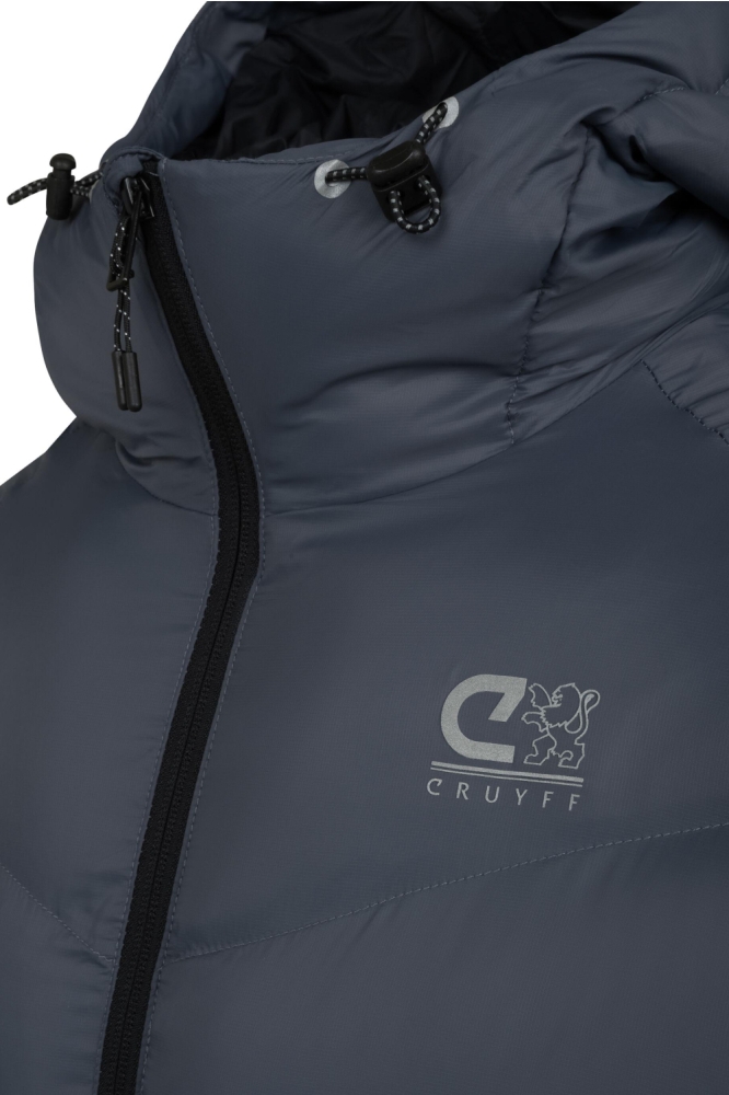 Cruyff blauwe heren jas | Kleurstaal