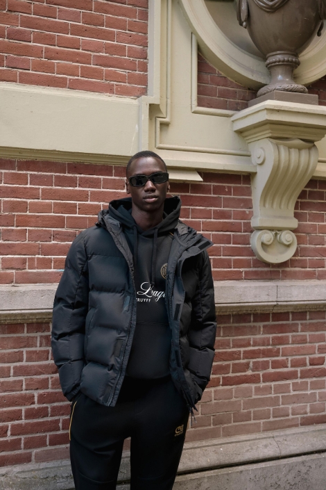 Cruyff zwarte heren jas | Sfeerbeeld, In situatie