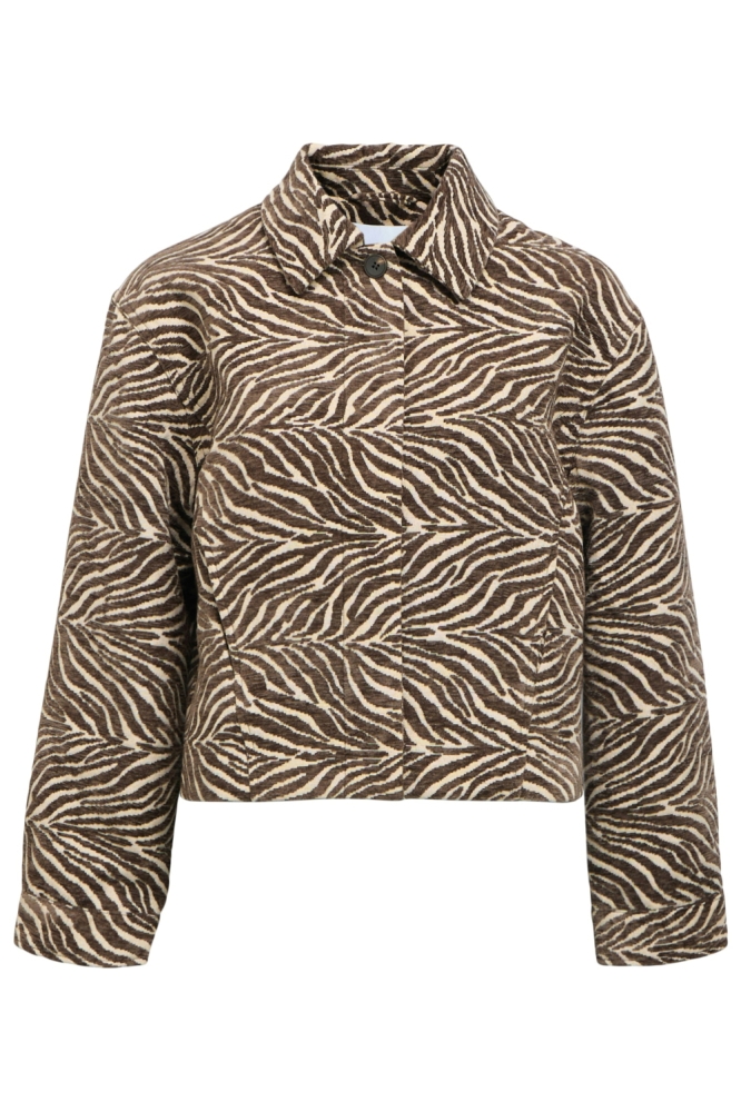 Object bruine dames jas | Vooraanzicht