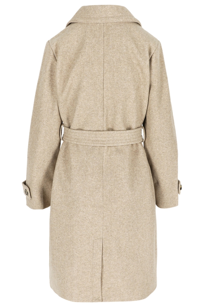LolaLiza beige dames jas | Achteraanzicht