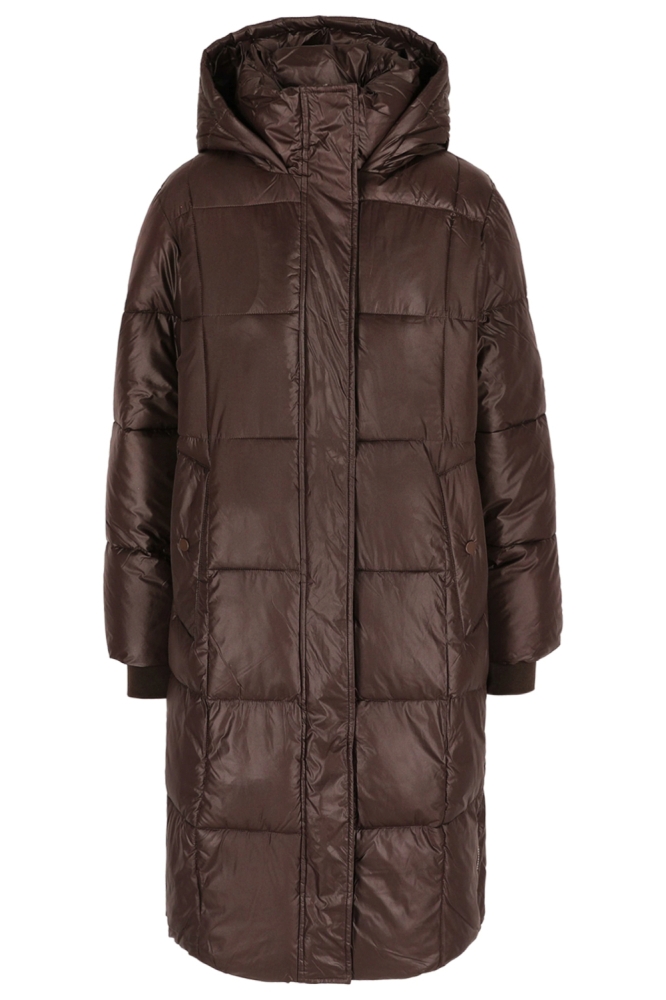 LolaLiza bruine dames jas | Vooraanzicht