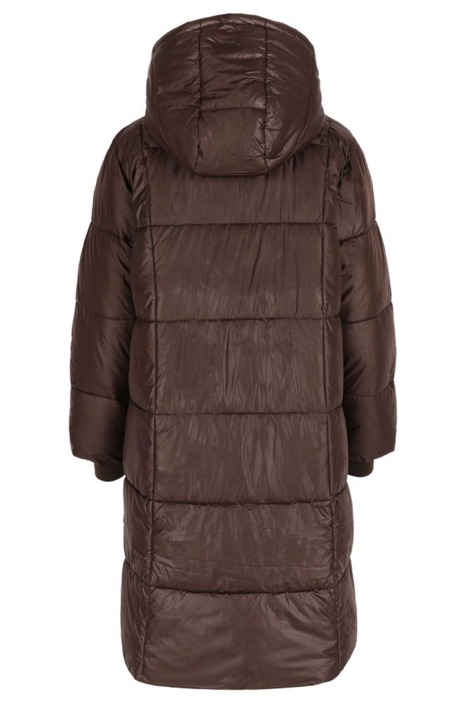 LolaLiza bruine dames jas | Achteraanzicht