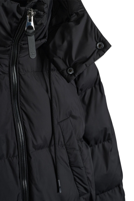 Antony Morato zwarte heren jas | Close up