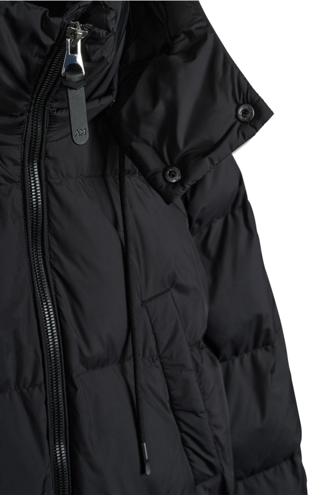 Antony Morato zwarte heren jas | Close up