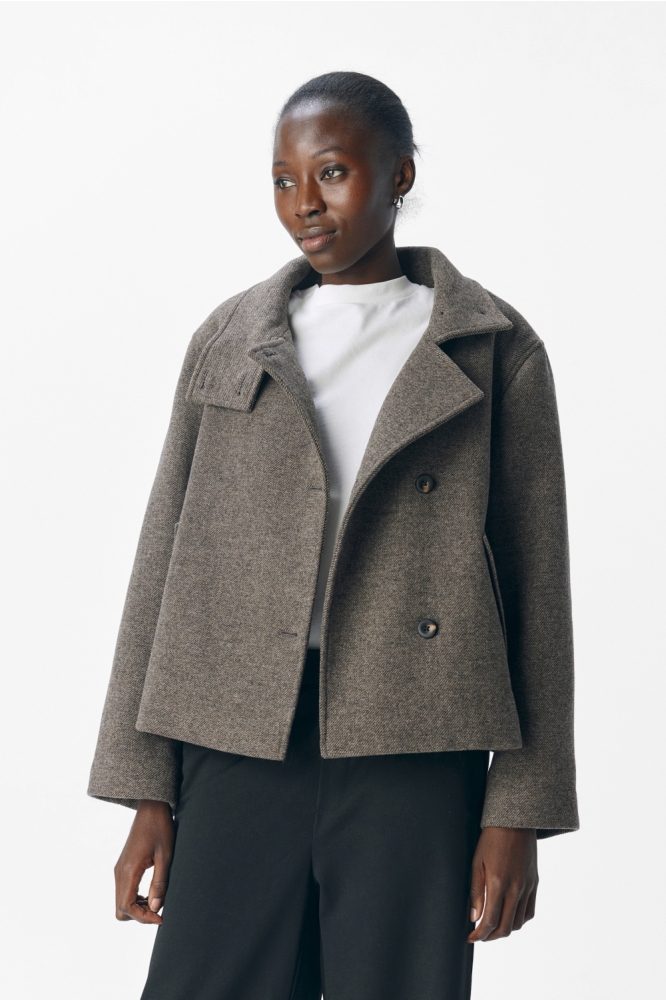 Object bruine dames jas | Model