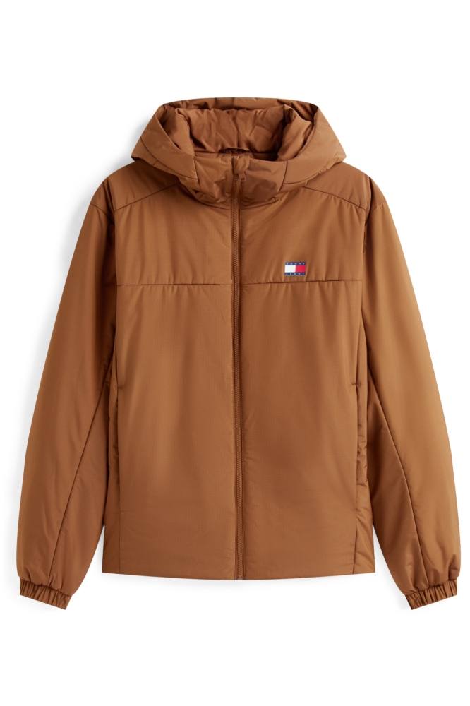 Tommy Jeans camel heren jas | Vooraanzicht