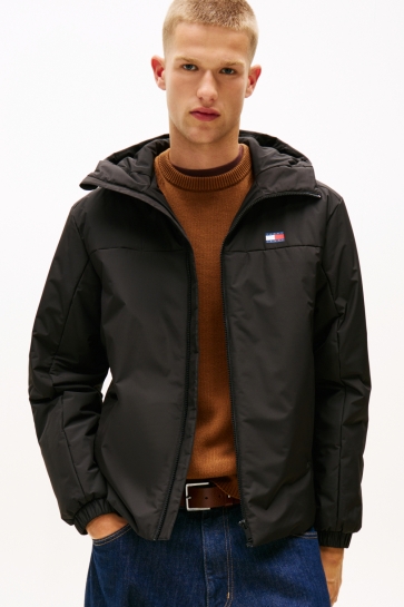 Tommy Jeans TJM PADDED POLY JACK DM0DM22065 BLACK