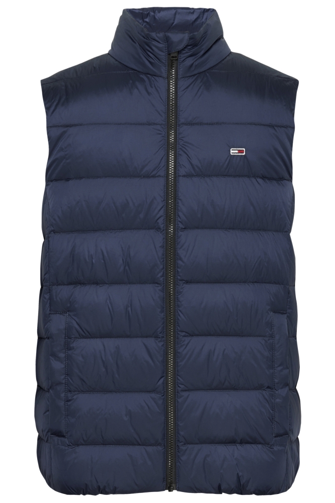 Tommy Jeans blauwe heren jas | Vooraanzicht