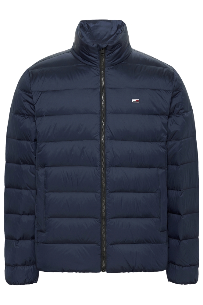 Tommy Jeans blauwe heren jas | Vooraanzicht