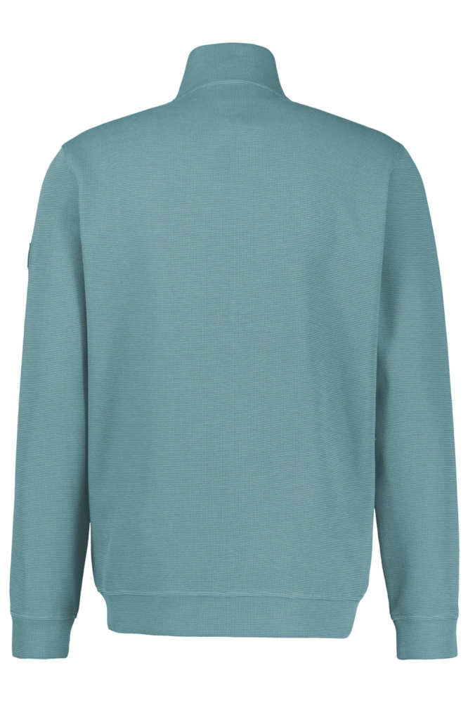 Lerros groene heren vest | Achteraanzicht