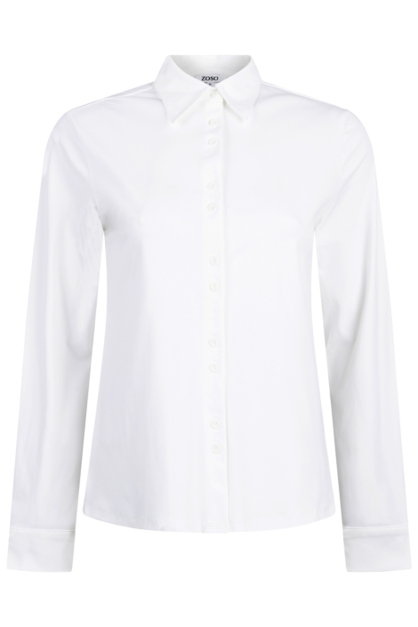 Zoso witte dames blouse | Vooraanzicht