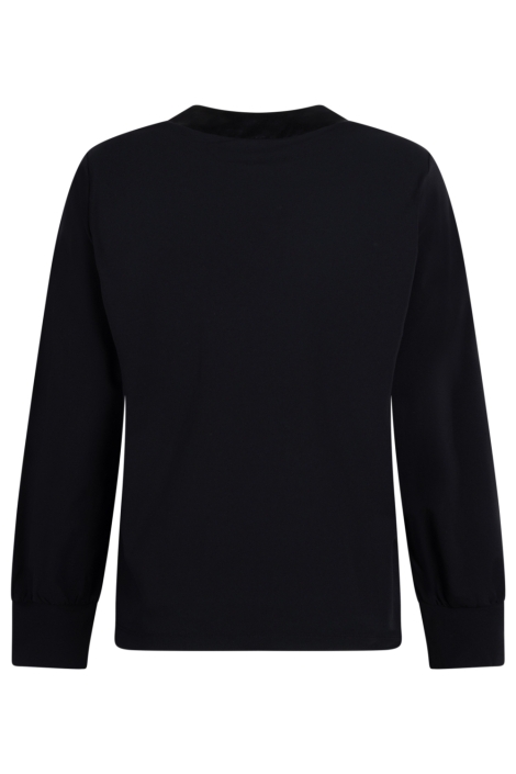 Zoso zwarte dames t-shirt | Achteraanzicht