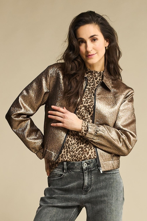 Red Button koperen dames jas | Sfeerbeeld, In situatie