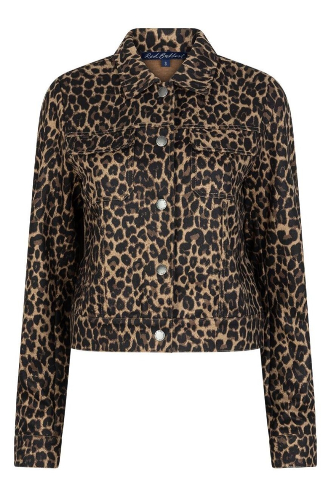 Red Button camel dames jas | Vooraanzicht