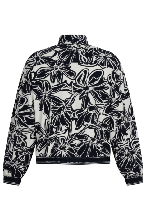 Zoso blauwe dames vest | Achteraanzicht