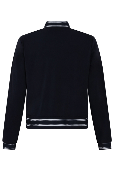 Zoso blauwe dames vest | Achteraanzicht