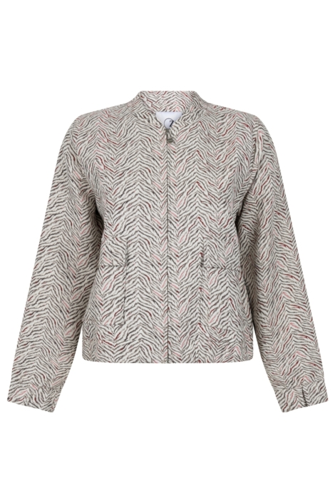 Zoso beige dames vest | Vooraanzicht