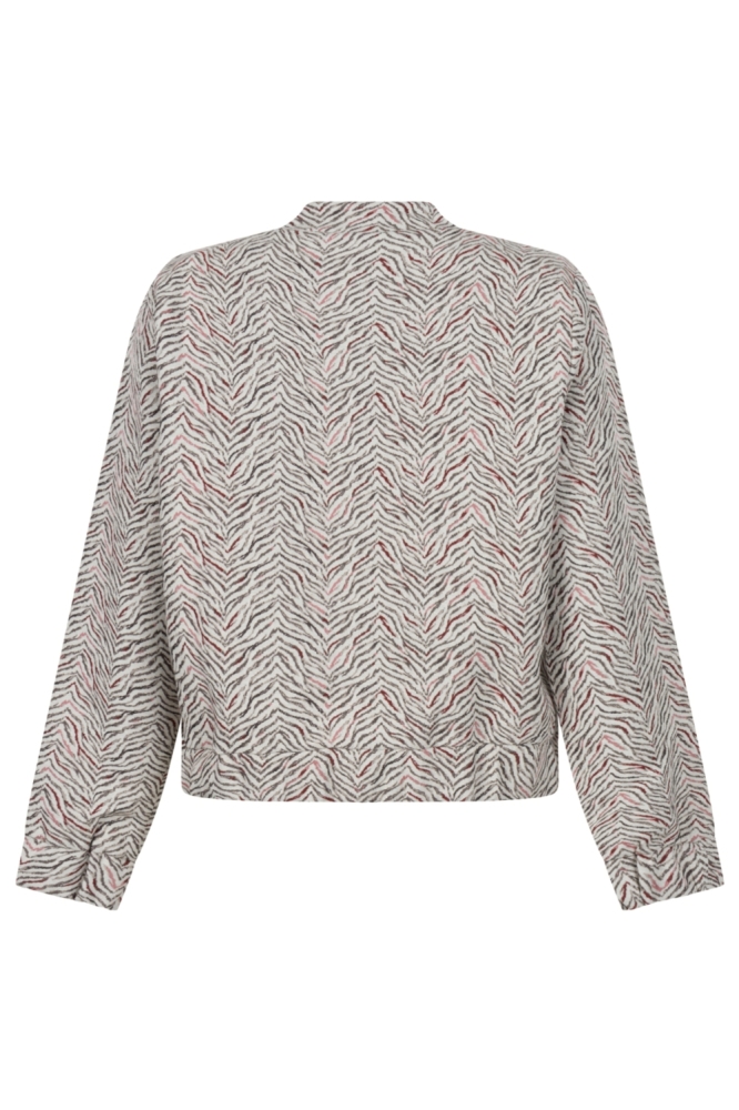 Zoso beige dames vest | Achteraanzicht