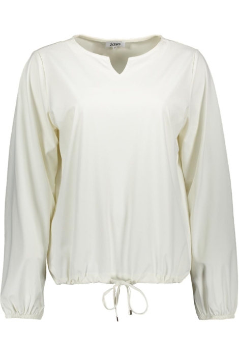 Zoso witte dames t-shirt | Vooraanzicht