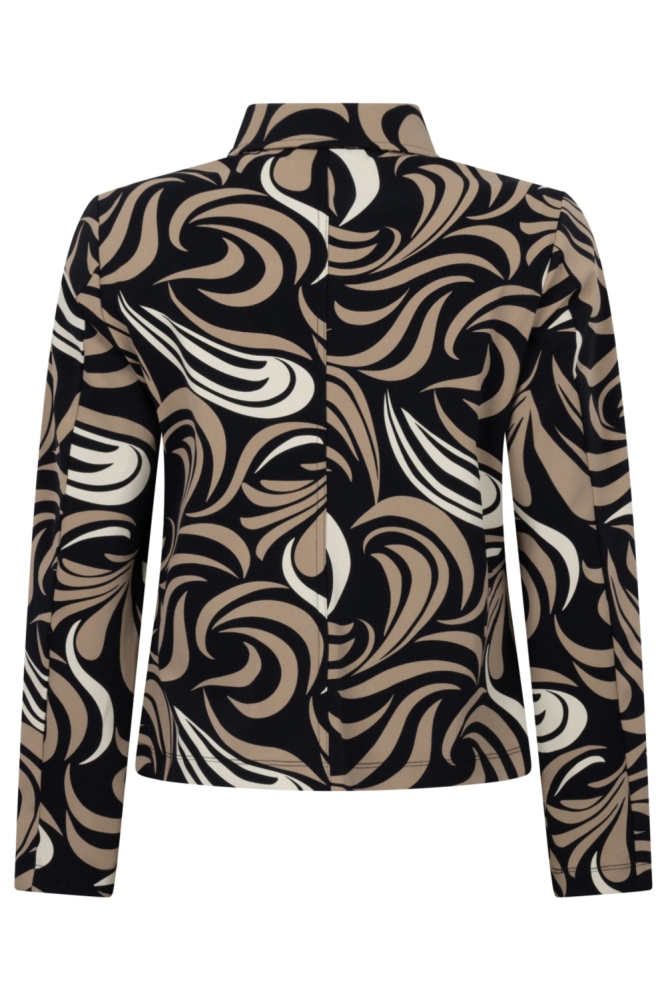 Zoso camel dames blouse | Achteraanzicht