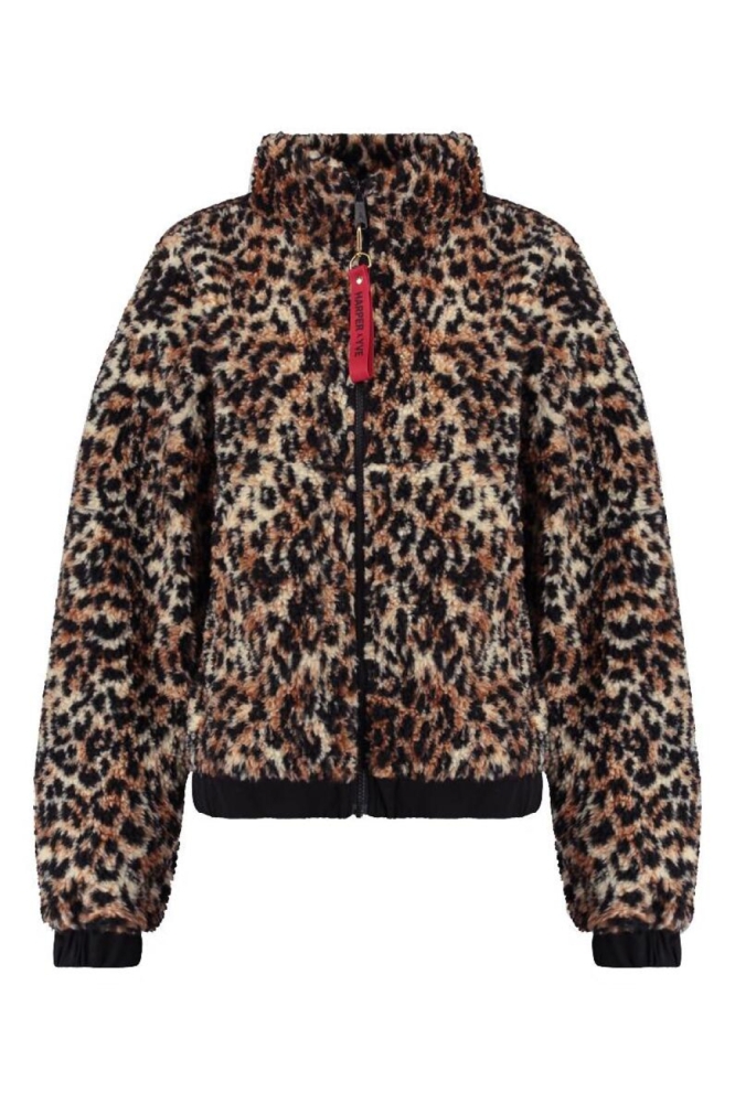 Harper & Yve camel dames vest | Vooraanzicht