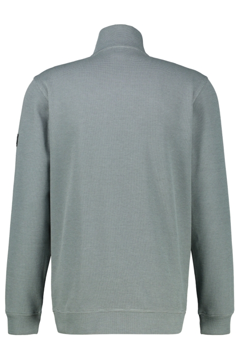 Lerros groene heren vest | Achteraanzicht