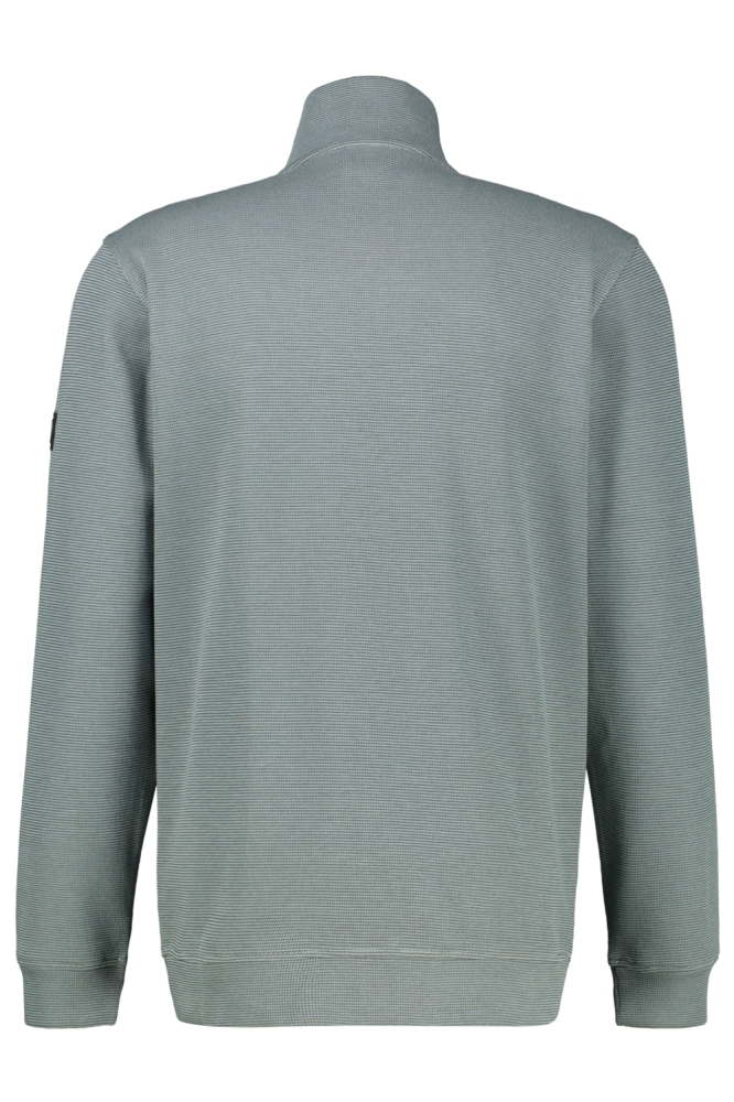 Lerros groene heren vest | Achteraanzicht