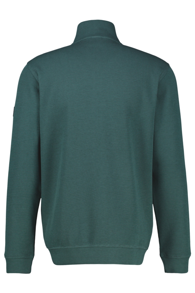 Lerros groene heren vest | Achteraanzicht