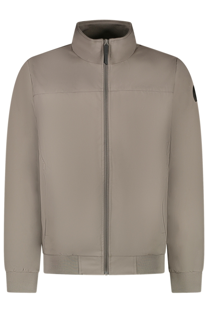 Cars taupe heren jas | Vooraanzicht