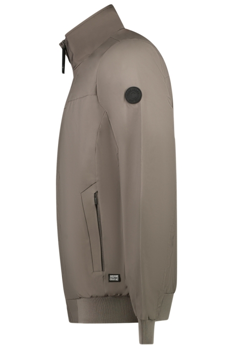 Cars taupe heren jas | Achteraanzicht