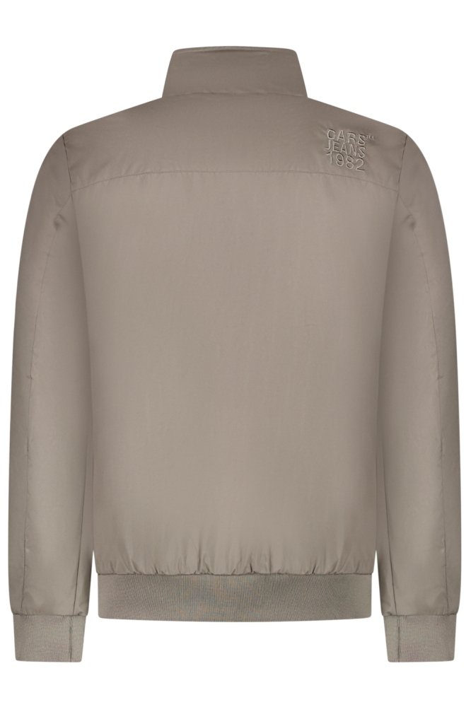 Cars taupe heren jas | Achteraanzicht