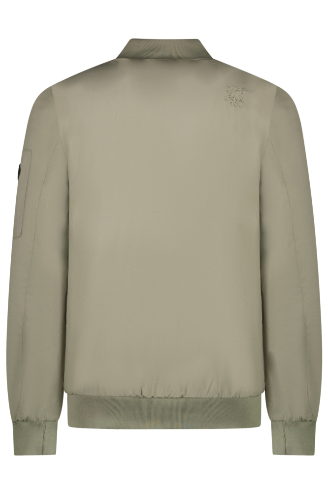 Cars groene heren jas | Achteraanzicht