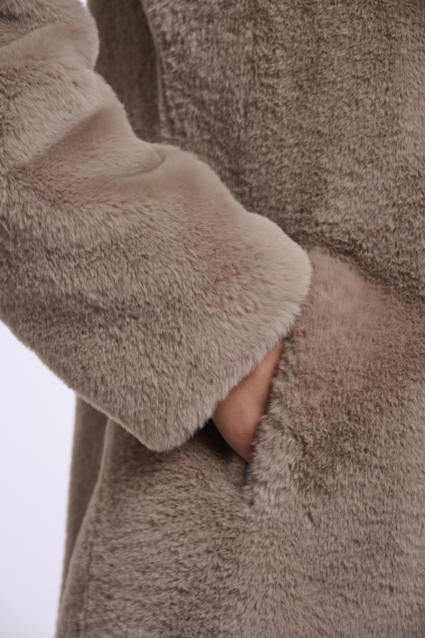 Rino & Pelle cognac dames jas | Kleurstaal