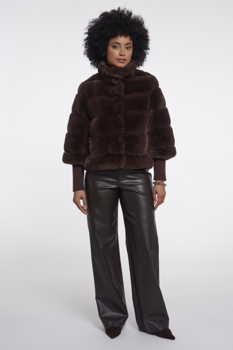 Rino & Pelle bruine dames jas | Model