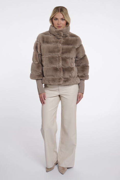 Rino & Pelle bruine dames jas | Model