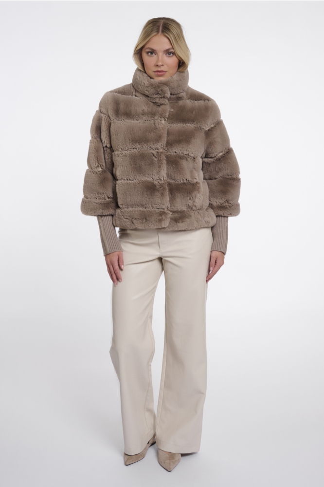 Rino & Pelle bruine dames jas | Model