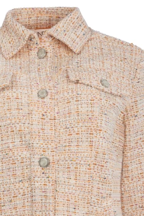 NED roze dames vest | Close up