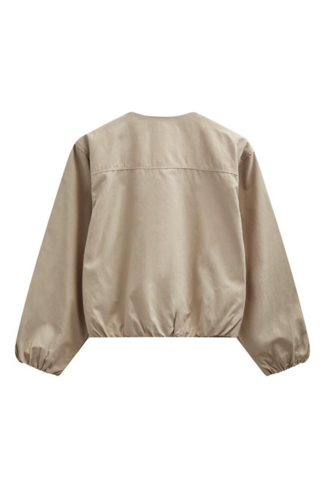 Freequent beige dames jas | Achteraanzicht