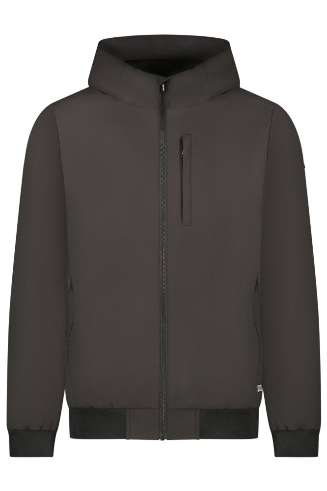 Cars zwarte heren jas | Vooraanzicht